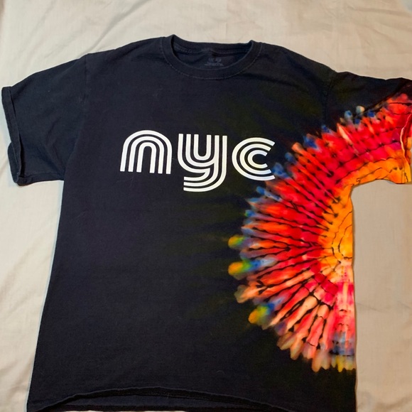 NYC shirt with a reverse tiedye - Picture 3 of 6